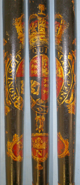 Victorian Era British Hand Painted Police Truncheon  Other Accessory