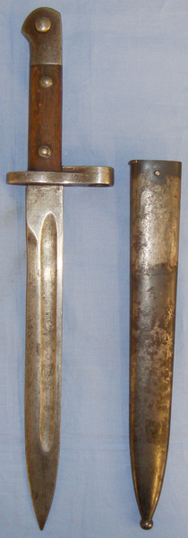  Norwegian 1894/M1 Krag Bayonet, Scabbard & Frog.  BAYO 275. Bayonet