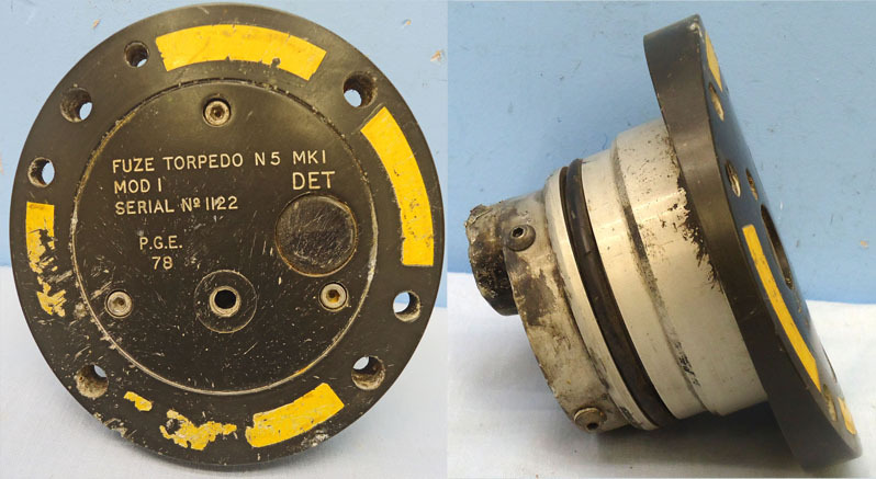  INERT DEACTIVATED. American Fuze Torpedo N 5 \\MK1 Model 1 Torpedo Fuse. - O 1788 INERT DEACTIVATED. American Fuze Torpedo N 5 \\MK1 Model 1 Torpedo Fuse. - O 1788  Other Ammunition
