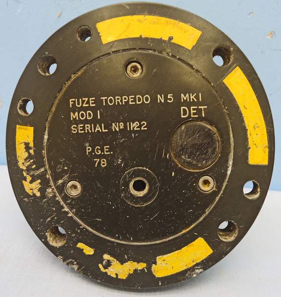 INERT DEACTIVATED. American Fuze Torpedo N 5 \\MK1 Model 1 Torpedo Fuse. - O 1788 INERT DEACTIVATED. American Fuze Torpedo N 5 \\MK1 Model 1 Torpedo Fuse. - O 1788  Other Ammunition - {CATEGORY}