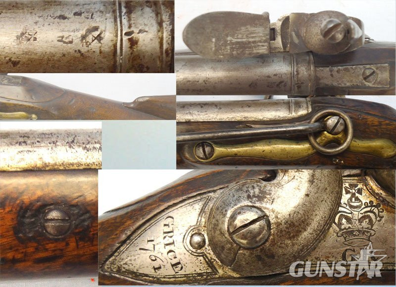  British, Flintlock, 1761 Dated, .65” Calibre Brown Bess Cavalry Carbine with 20“ Barrel Marked to the 2nd Dragoon Guards. - A 1107 British, Flintlock, 1761 Dated, .65” Calibre Brown Bess Cavalry Carbine with 20“ Barrel Marked to the 2nd Dragoon Guards. - A 1107 Muzzleloader .65 Cal Muzzleloader Rifle