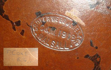  Cooper Webb Jones & Co Walsall Sam Browne Holster For Webley & Enfield MK VI .455" Calibre Service Revolvers By Care & Storage