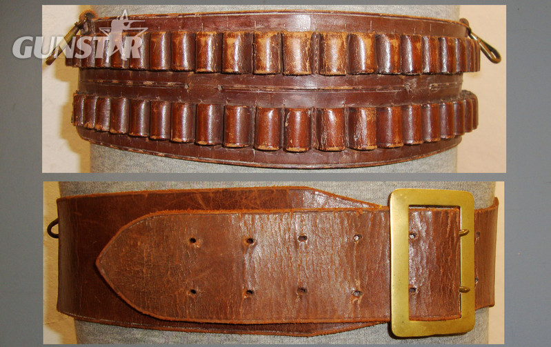 Boer War 50 x 7.92 Round, Leather Belt. 19267. Boer War 50 x 7.92 Round, Leather Belt. 19267. Antique & Militaria in 