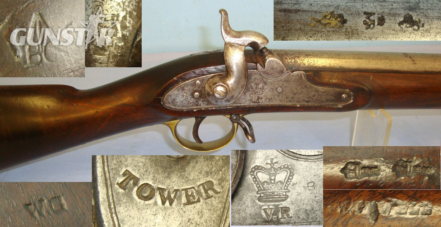 Tower ervice Percussion .75 Calibre Musket. Sn 21821  Muzzleloader .75 Cal Muzzleloader Rifle