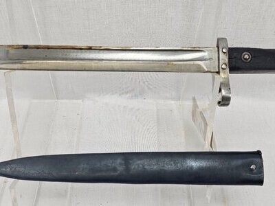 WW2 Czech M95 Bayonet And Scabbard sn. 4271 Bayonet