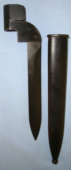 South African No.9 Bayonet By Armscor Subsiduaries For No.4 SMLE Rifles & Scabba Bayonet