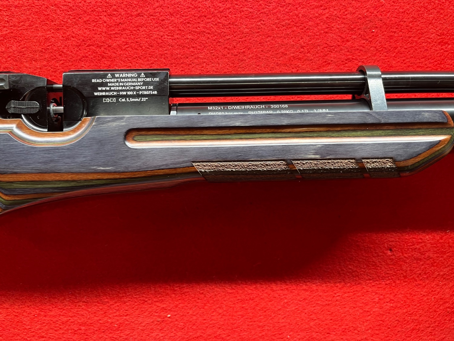  Weihrauch HW100X-S Laminate .22