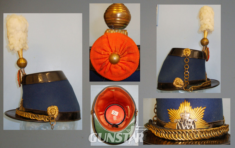 Dutch Dress Kepi with Rooster Feathered Plume. HE 843. Dutch Dress Kepi with Rooster Feathered Plume. HE 843. Clothing