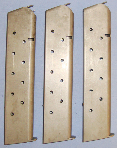 Stainless Steel ‘11 Round Extended Magazine for the Colt M1911A1’ (3 available). 19966:30. 1911A1 Magazine