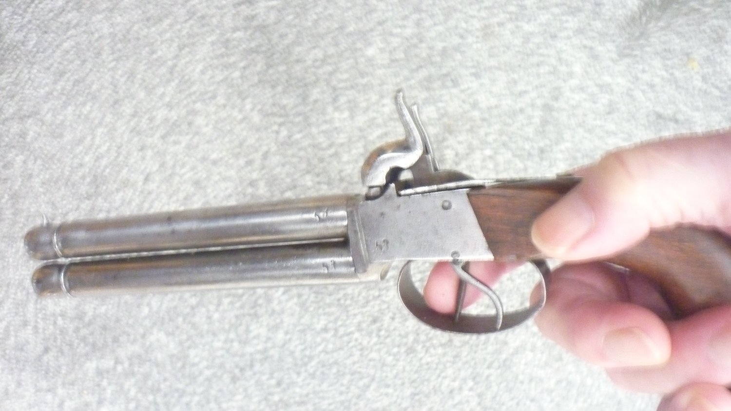 Unknown percussion pistol 12 mm Muzzleloader