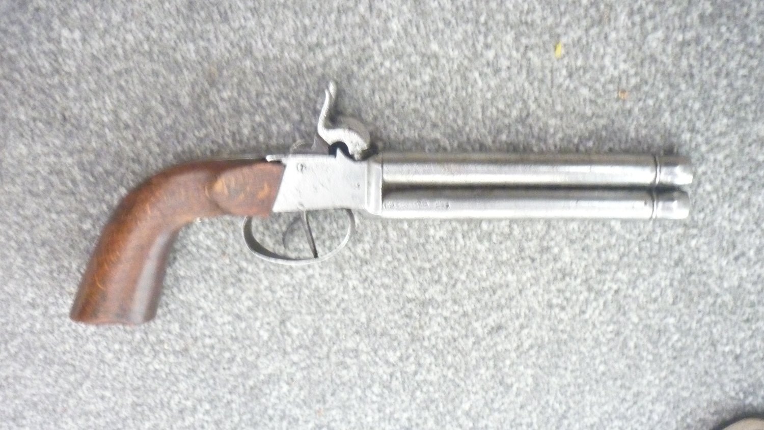  Unknown percussion pistol 12 mm Muzzleloader