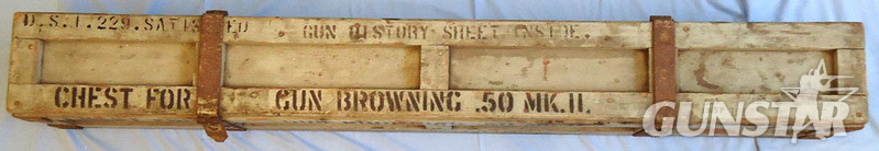 Transit Case For .5 inch M2 Browning Machine Gun. Sn. O 985 - O 985 Transit Case For .5 inch M2 Browning Machine Gun. Sn. O 985 - O 985 Care & Storage in 