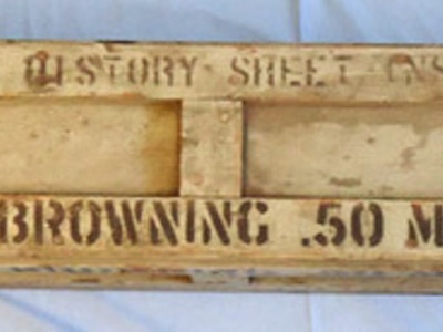 Transit Case For .5 inch M2 Browning Machine Gun. Sn. O 985 - O 985 Transit Case For .5 inch M2 Browning Machine Gun. Sn. O 985 - O 985 Care & Storage