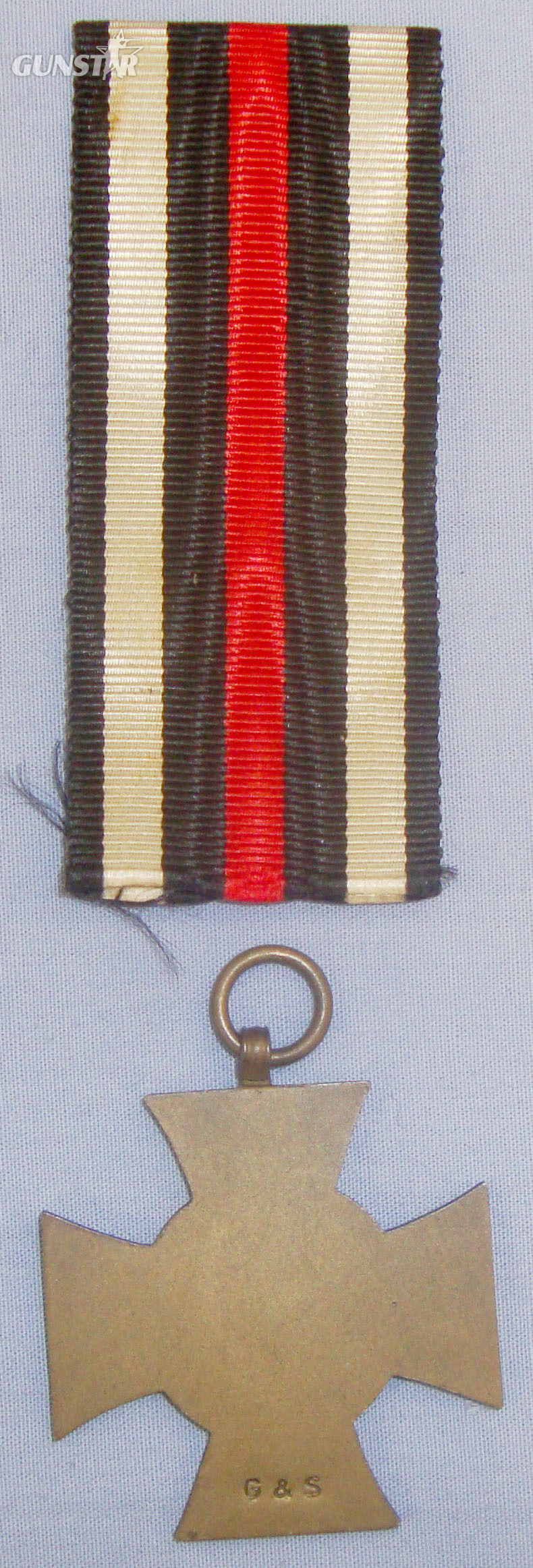  Un-issued* Maker Marked Imperial Germany The Honour Cross of the World War 1914-1918 without Swords with Riband. N 138. Un-issued* Maker Marked Imperial Germany The Honour Cross of the World War 1914-1918 without Swords with Riband. N 138. Antique & Militaria