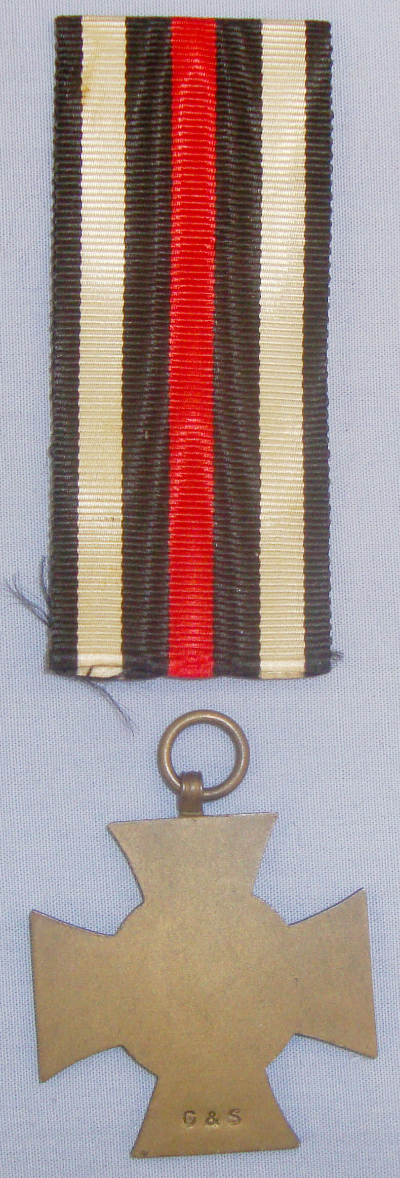  Un-issued* Maker Marked Imperial Germany The Honour Cross of the World War 1914-1918 without Swords with Riband. N 138. Un-issued* Maker Marked Imperial Germany The Honour Cross of the World War 1914-1918 without Swords with Riband. N 138. Antique & Militaria