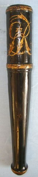 George III British Painted Wood Police Constable Original, George III British Painted Wood Police Constable's Tipstaff Antique & Militaria in 