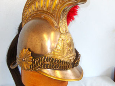 French ‘Garde De Paris’ Cuirassier Cavalry Officer’s Helmet With Red Feather & R 1 Of ONLY 1000 MADE, NAPOLEONIC ERA 1802-1813 French ‘Garde De Paris’ Cuirassier Clothing