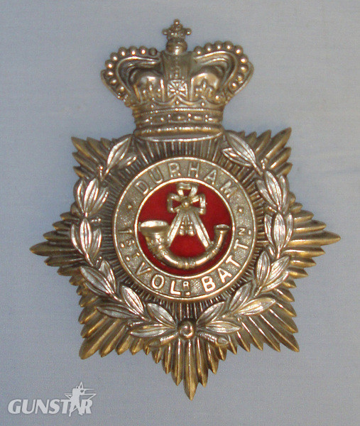 Victorian Durham 1st Volunteer Battalion O/R’s White Metal Helmet Plate. BA 901. Victorian Durham 1st Volunteer Battalion O/R’s White Metal Helmet Plate. Antique & Militaria in 