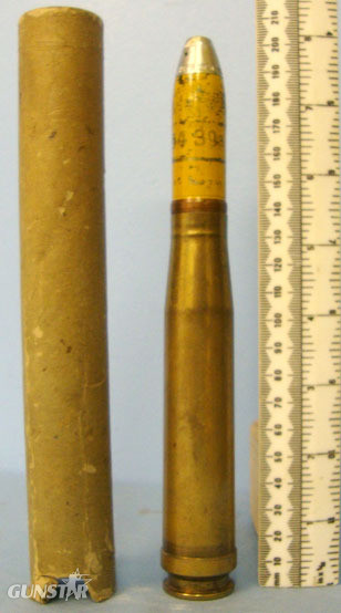 20 mm Flak 38 Soluthern (20x138B) HE (High Explosive) Round With Original Cardbo INERT Unfired Prewar German WW2 INERT German 20 mm Flak 38 Soluthern (20x138B) H Antique & Militaria in 