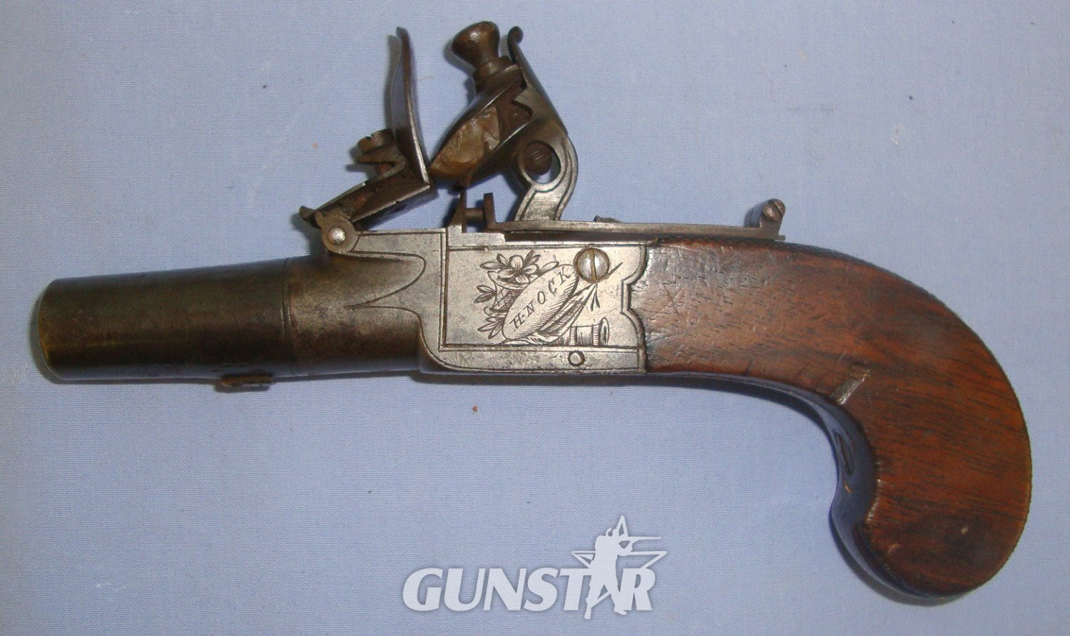  H. Nock With Safety Bolt, Screw Off Barrel & Folding Concealed Trigger. Sn 21681:13 .50 Cal Muzzleloader Muzzleloader