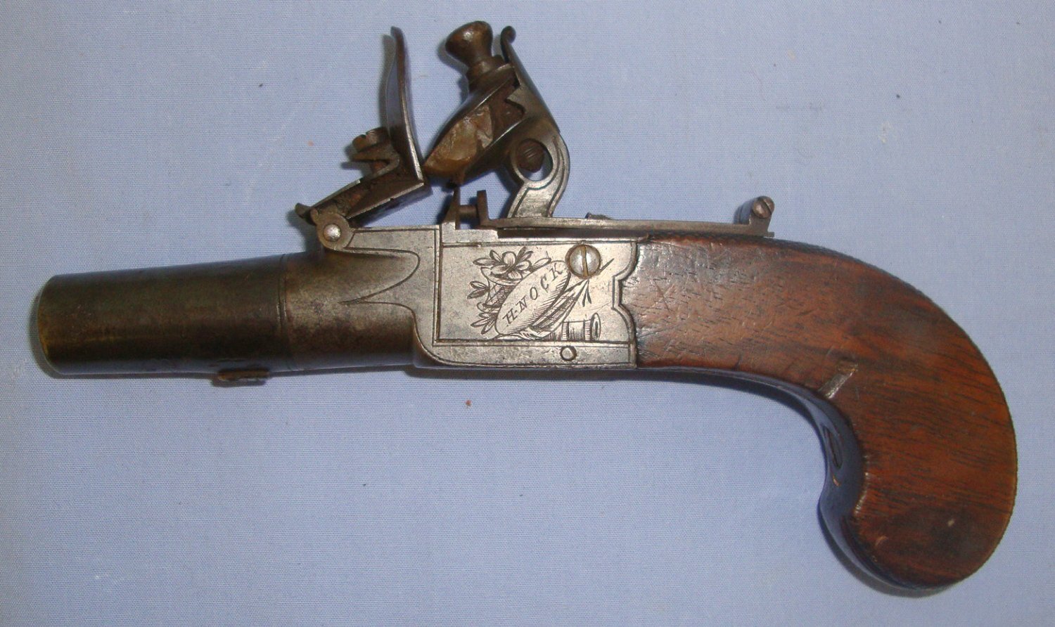  H. Nock With Safety Bolt, Screw Off Barrel & Folding Concealed Trigger. Sn 21681:13 .50 Cal Muzzleloader Muzzleloader