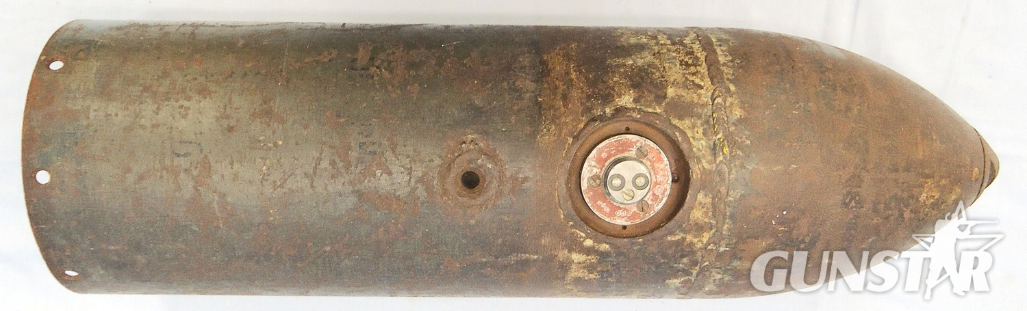 INERT DEACTIVATED. WW2, Rare, German, 50kg Blitzlichtbombe Bl C-50 Photoflash Bomb & Number 9 Electrical Time Fuze. - O 2159 50kg Blitzlichtbombe Bl C-50 Photoflash Bomb & Number 9 Electrical Time Fuze. - O 2159  Other Ammunition - {CATEGORY} in 