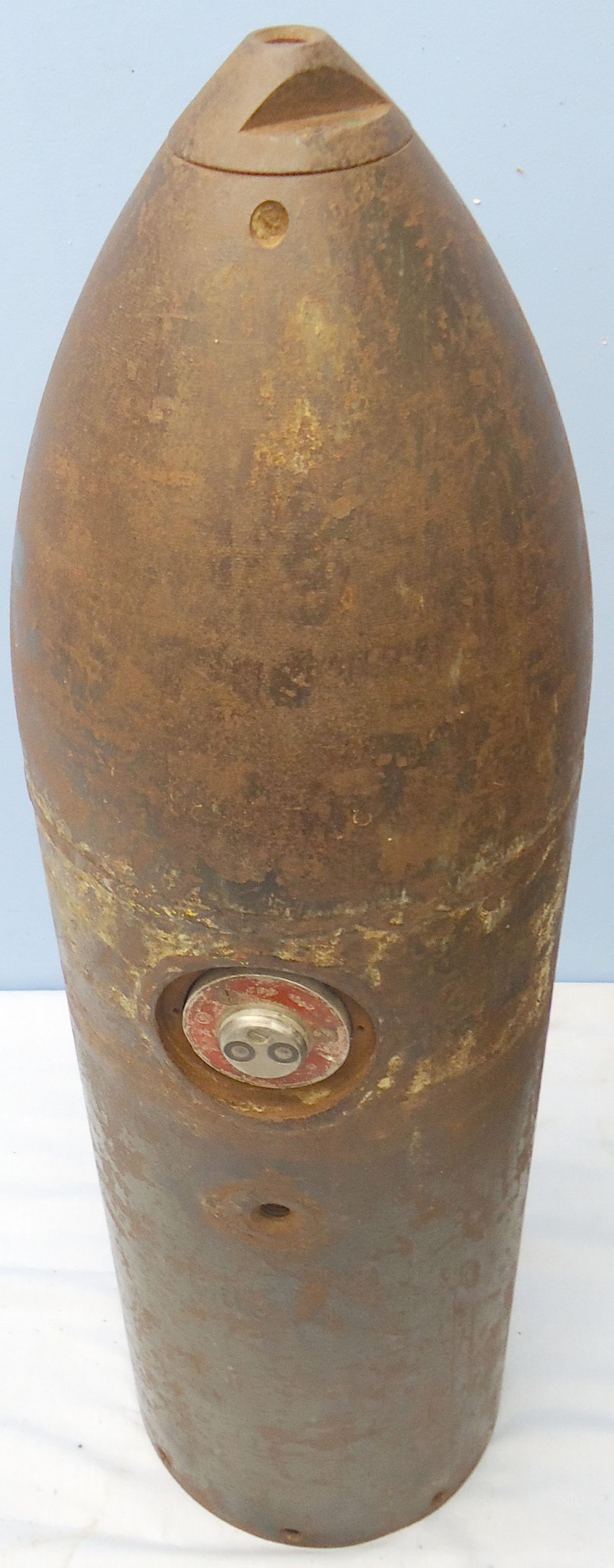 INERT DEACTIVATED. WW2, Rare, German, 50kg Blitzlichtbombe Bl C-50 Photoflash Bomb & Number 9 Electrical Time Fuze. - O 2159 50kg Blitzlichtbombe Bl C-50 Photoflash Bomb & Number 9 Electrical Time Fuze. - O 2159  Other Ammunition 
