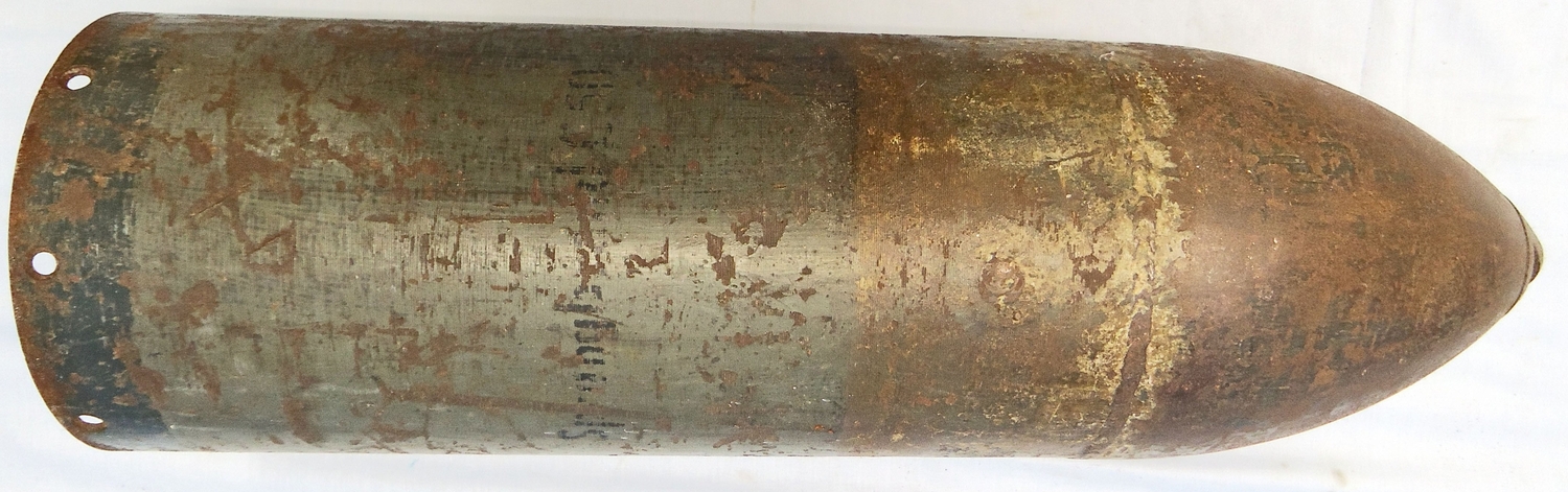 {CATEGORY} - INERT DEACTIVATED. WW2, Rare, German, 50kg Blitzlichtbombe Bl C-50 Photoflash Bomb & Number 9 Electrical Time Fuze. - O 2159 50kg Blitzlichtbombe Bl C-50 Photoflash Bomb & Number 9 Electrical Time Fuze. - O 2159  Other Ammunition