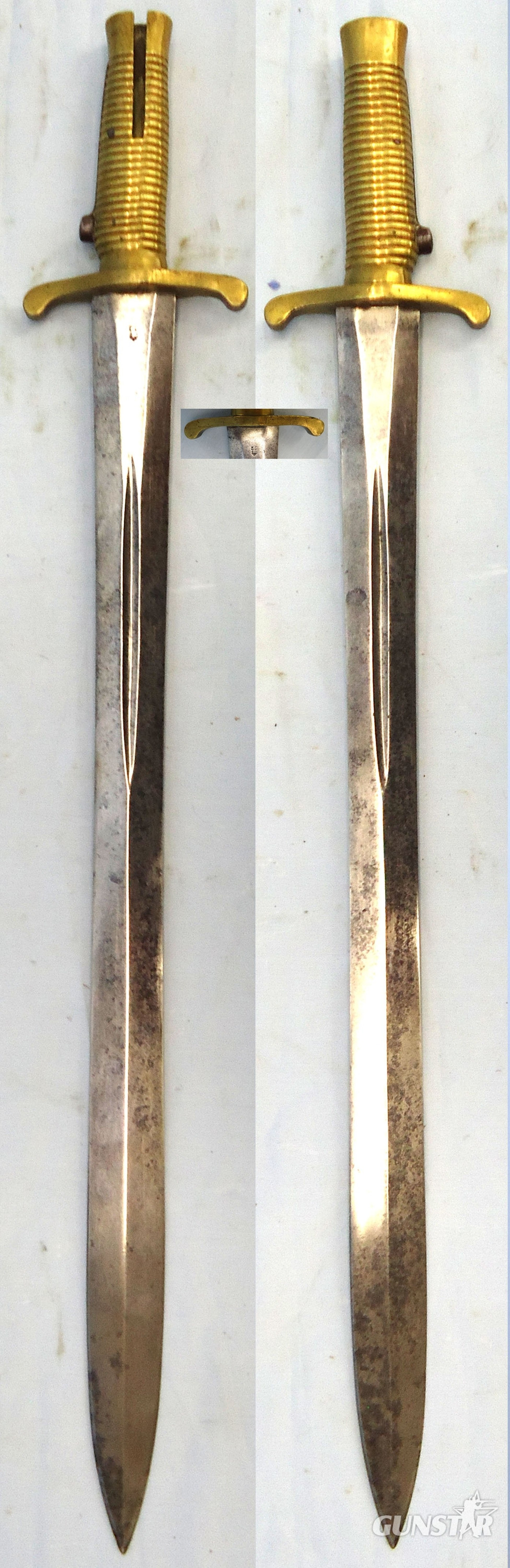 Rare, British 1st Pattern Brunswick Rifle Sword Bayonet BAYO 372 Bayonet in 