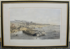 Framed Crimean War Lithograph - Yenikale - PI 126 / 5536 Framed Crimean War Lithograph - Yenikale - PI 126 / 5536 Antique & Militaria