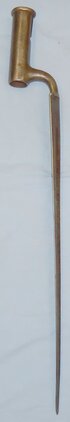  British Pattern 1842 Socket Bayonet for Percussion Musket Manufactured by Roe, John & Son. BAYO 614. Bayonet