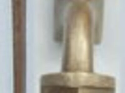 British Pattern 1842 Socket Bayonet for Percussion Musket Manufactured by Roe, John & Son. BAYO 614. Bayonet