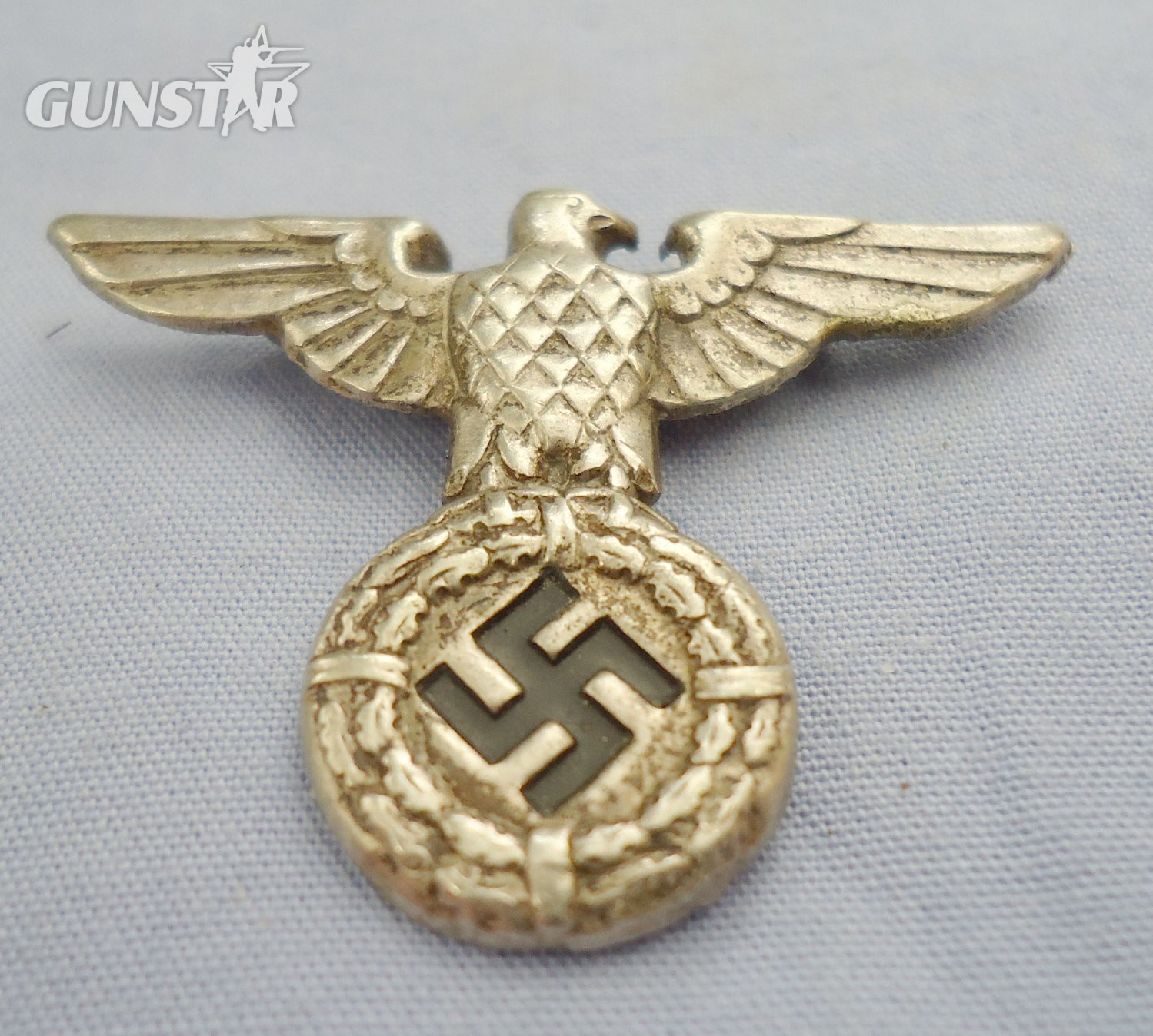 Original German NSDAP Nazi Party/SS 1934 Pattern Political Cap Eagle. BA 905. Original German NSDAP Nazi Party/SS 1934 Pattern Political Cap Eagle. BA 905.  Antique & Militaria