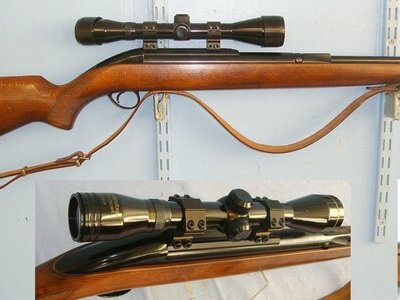 MINT**BSA Stutzen Airsporter .22 Calibre Under Lever Air Rifle With Nikko Stirling Silver Crown 6x40 WA Telescopic Sight & Leather Sling. Sn 23536 air rifle .22