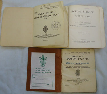 Set Of 3 Manuals Recently Released From The Imperial War Museum Reserve Stock Set Of 3 Manuals Recently Released From The Imperial War Museum Reserve Stock Other Accessory