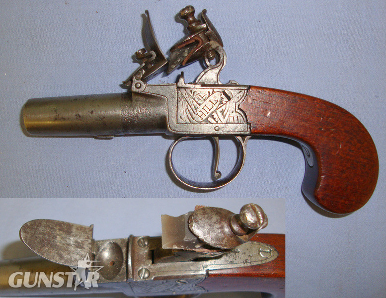  Hill Pocket Pistol With Turn Off Barrel. .50 Cal Muzzleloader Muzzleloader