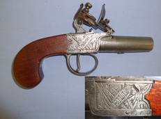 Hill Pocket Pistol With Turn Off Barrel. .50 Cal Muzzleloader Muzzleloader