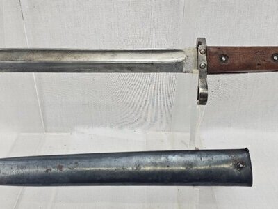 WW2 Czech M95 Bayonet And Scabbard sn. 6701 Bayonet