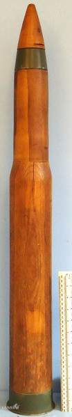 DEACTIVATED INERT. WW2 American Naval 1944 Dated 3” Mk6/50 Caliber QF Gun Wood A DEACTIVATED INERT. WW2 American Naval 1944 Dated 3” Mk6/50 Caliber QF Gun Wood A Antique & Militaria in 