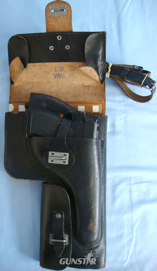 Post WW2 East German Leather Flare Gun Holster To Fit Various Weapons and Flare Post WW2 East German Leather Flare Gun Holster To Fit Various Weapons and Flare  Care & Storage in 