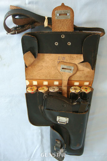 Post WW2 East German Leather Flare Gun Holster To Fit Various Weapons and Flare Post WW2 East German Leather Flare Gun Holster To Fit Various Weapons and Flare  Care & Storage