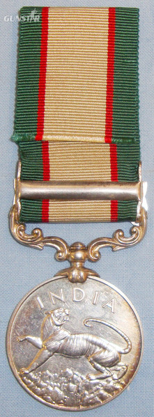  India General Service Medal ‘1936 IGSM’ with Clasp and Ribbon. BA 409. India General Service Medal ‘1936 IGSM’ with Clasp and Ribbon. BA 409. Antique & Militaria