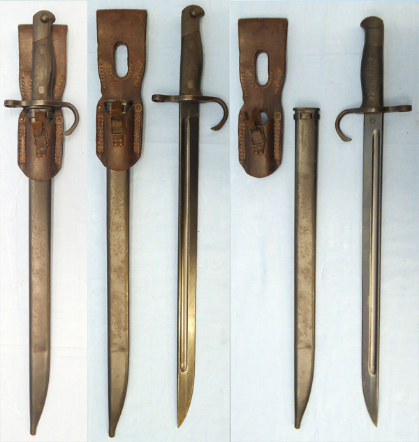 WW2, Japanese Arisaka Type 30 Bayonet By Nagoya Arsenal, Scabbard & Leather Frog. - BAYO 267 Bayonet