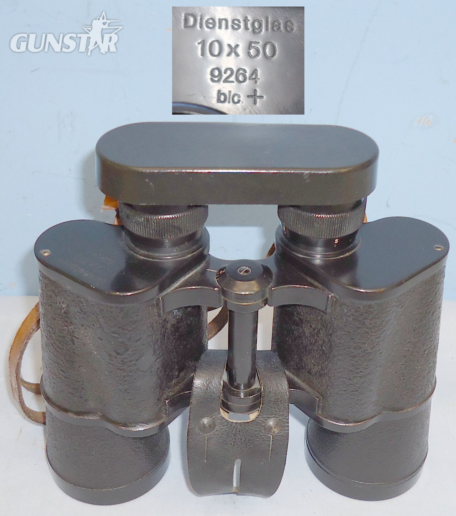 WWII German Dienstglas 10x50 Carl Zeiss Jena Binoculars. OPT 849. WWII German Dienstglas 10x50 Carl Zeiss Jena Binoculars. OPT 849.  Antique & Militaria in 