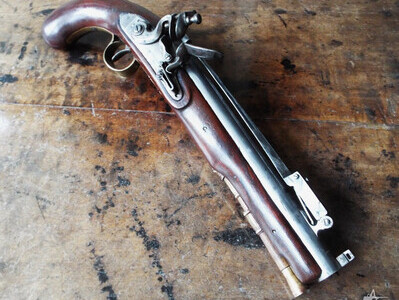 WHEELER Flintlock Bayonet Pistol .64 Cal Muzzleloader Muzzleloader