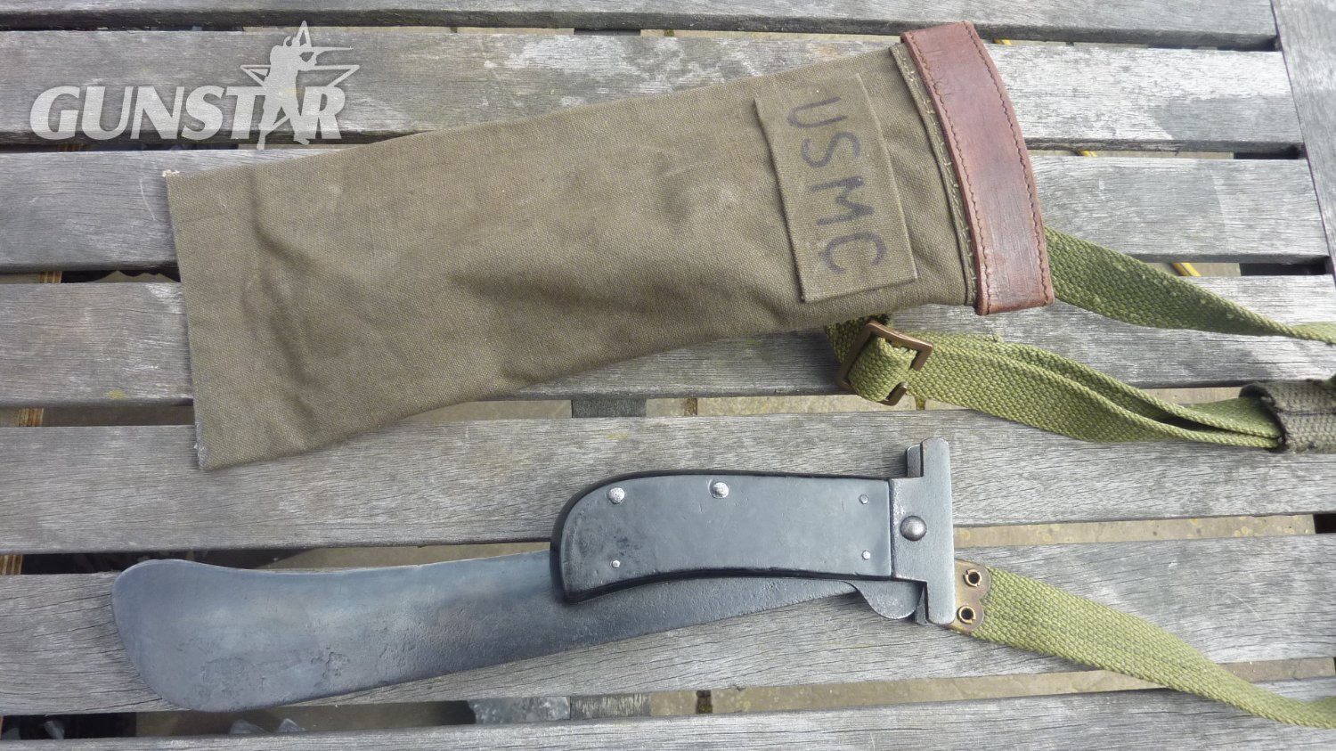 WW2 US Marine corps folding machete Other Blade