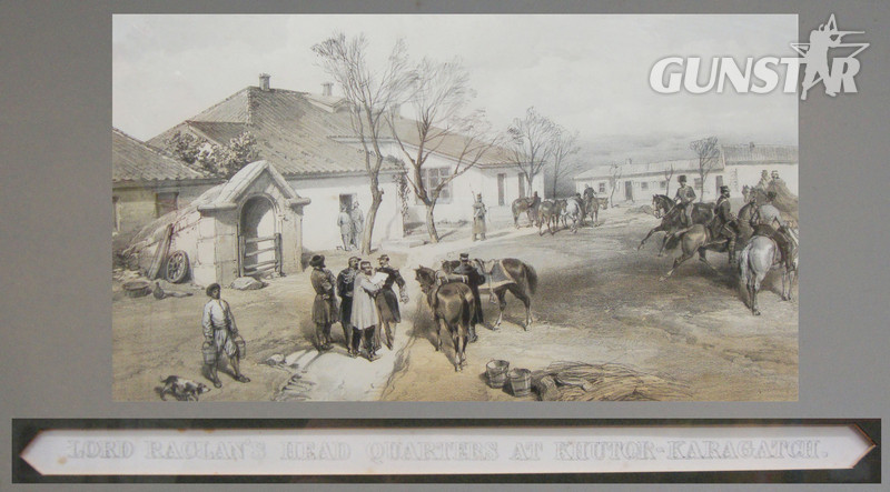 Framed Crimean War Lithograph - Lord Raglans HQ. PI 125 / 5536. Framed Crimean War Lithograph - Lord Raglans HQ. PI 125 / 5536. Antique & Militaria