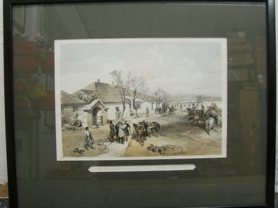 Framed Crimean War Lithograph - Lord Raglans HQ. PI 125 / 5536. Framed Crimean War Lithograph - Lord Raglans HQ. PI 125 / 5536. Antique & Militaria