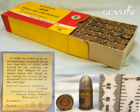 INERT DEACTIVATED. British Original Kynoch Box of 50 Unfired .380 Revolver (9 x  INERT DEACTIVATED. British Original Kynoch Box of 50 Unfired .380 Revolver (9 x  Antique & Militaria