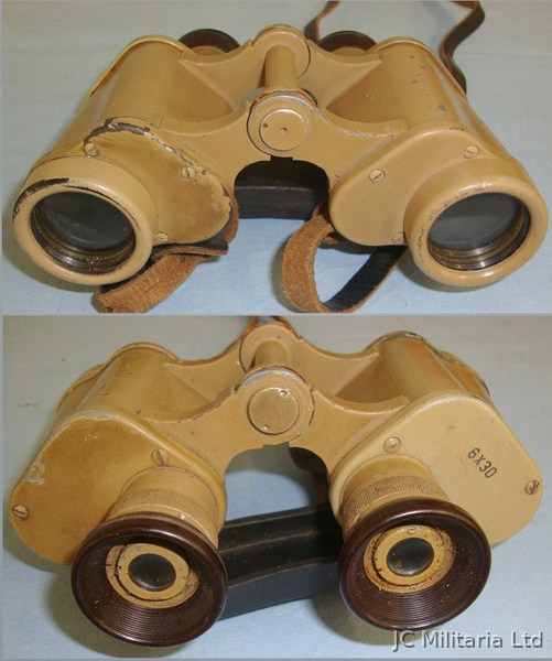Cased, WW2 Era Nazi German Sand Camo Tropical Climate Deutsches Afrika Korps (DAK) 6 X 30 Magnification Die Sight & Optic